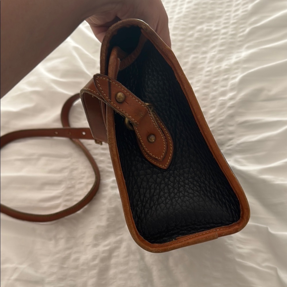Dooney & Bourke Black and Brown Satchel - Picture 5 of 11